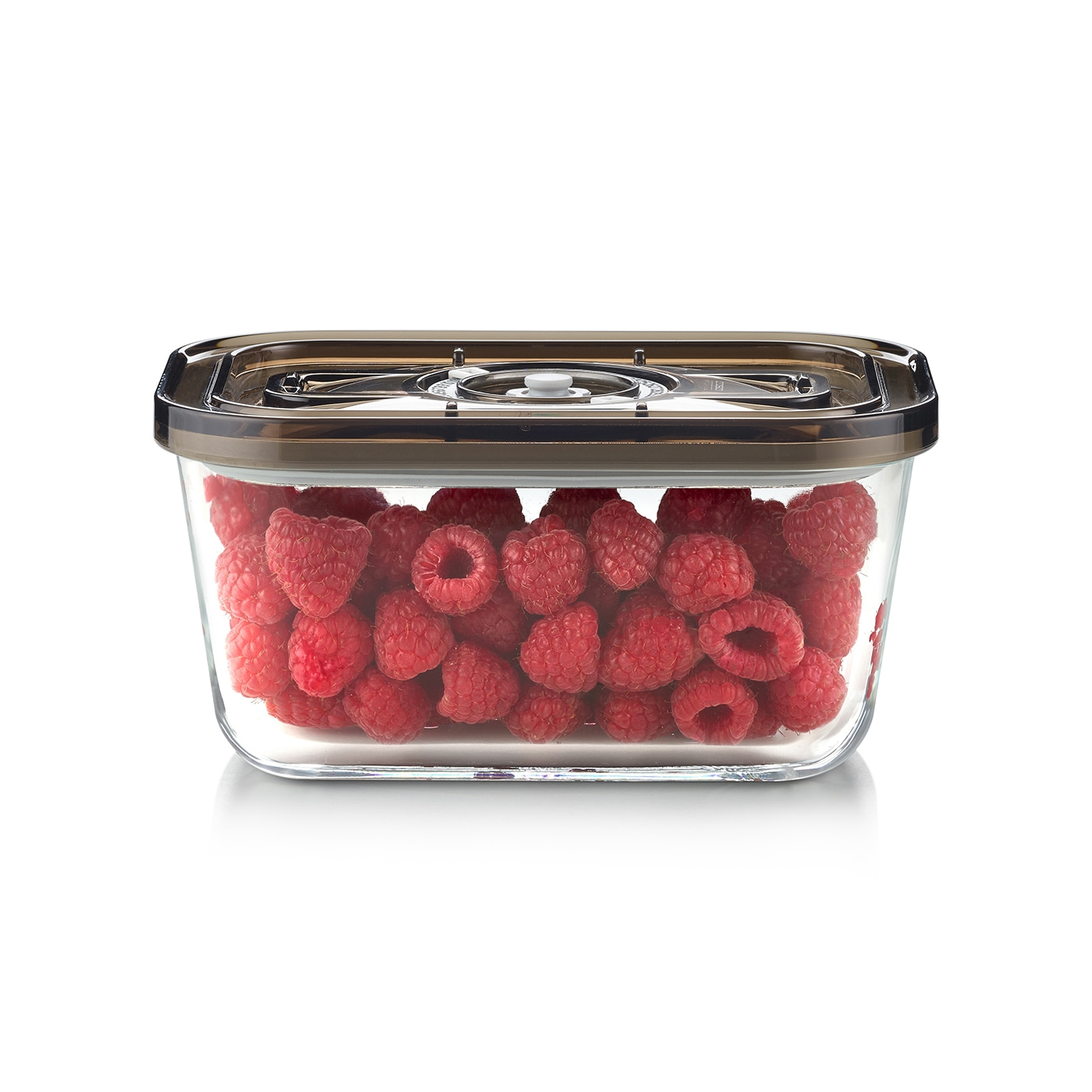 Caso Glass Vacuum Container with Plastic Lid | VacuBoxx Eco M | Transparent - Image 4