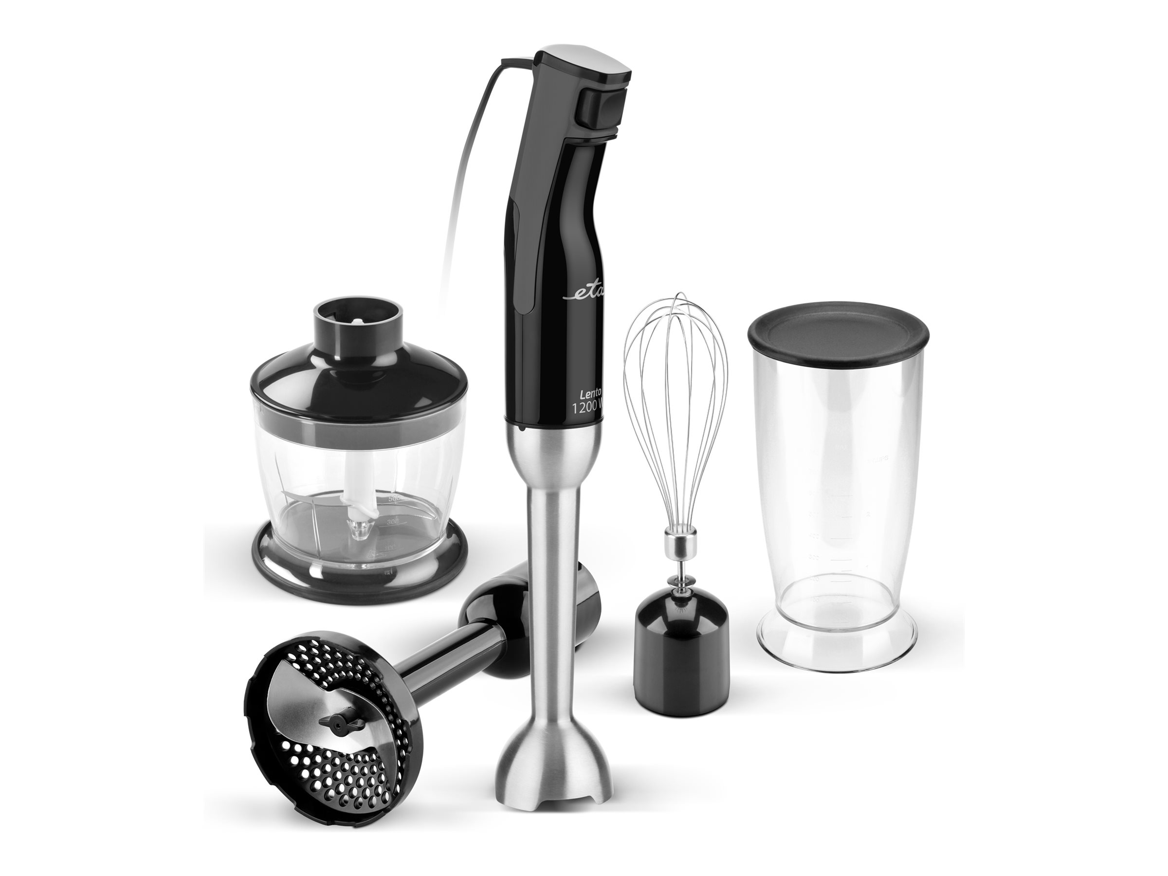 ETA | Lento ETA401790000 | Hand Blender | 1200 W | Number of speeds 2 | Chopper | Black/Stainless Steel - Image 2