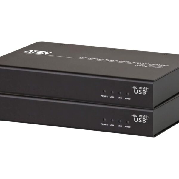 Aten DVI HDBaseT KVM Extender with ExtremeUSB | CE610A | 1920 x 1200 pixels at 100m