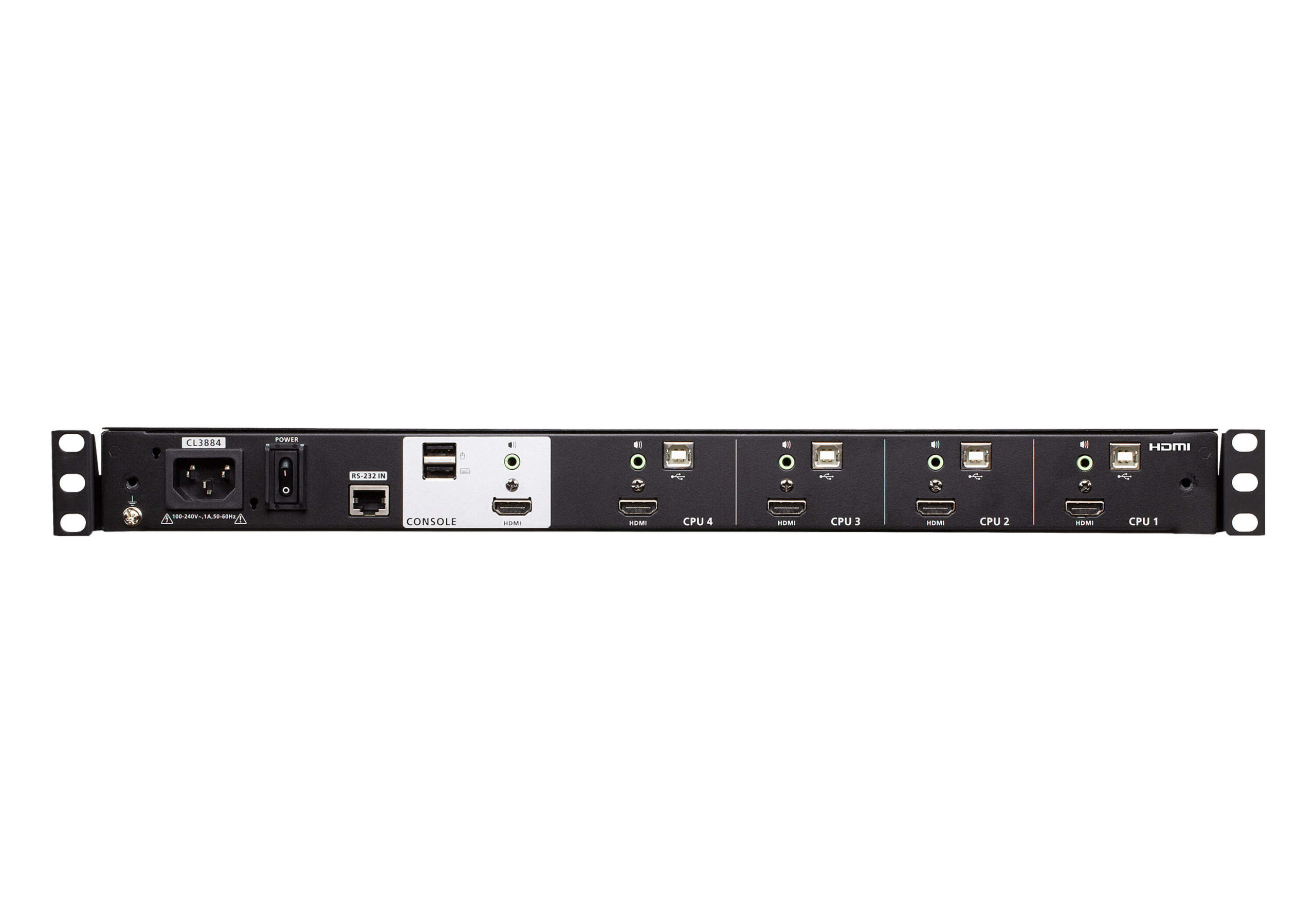 Aten CL3884NW-ATA-AG 4-Port USB HDMI Multi-View Dual Rail WideScreen LCD KVM Switch | Aten 4-Port USB HDMI Multi-View Dual Rail WideScreen LCD KVM Switch | CL3884NW - Image 11