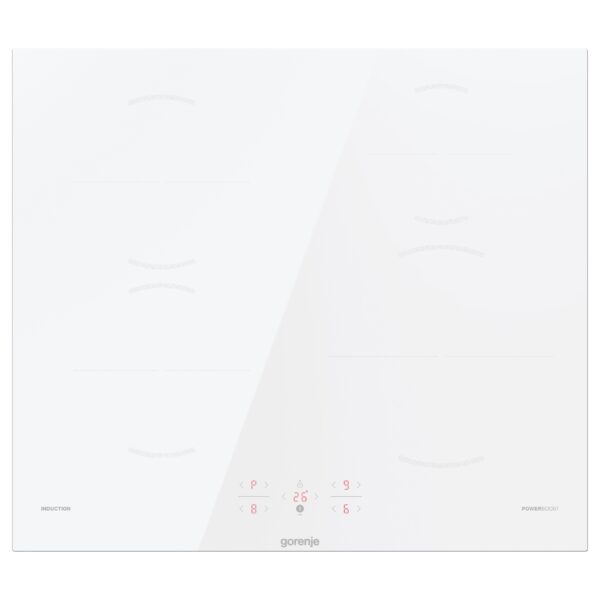 Gorenje | Hob | GI6401WSC | Induction | Number of burners/cooking zones 4 | Touch | Timer | White | Display