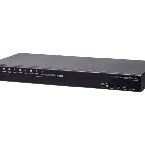 Aten 8-Port USB 3.0 4K DisplayPort KVM Switch | CS19208