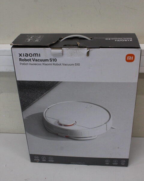 SALE OUT. | SALE OUT. Xiaomi | Robot Vacuum | S10 EU | Wet&Dry | Operating time (max) 130 min | Lithium Ion | 3200 mAh | Dust capacity 0.30 L | 4000 Pa | White | USED AS DEMO, DAMAGED PACKAGING, MISSING POWER STATION