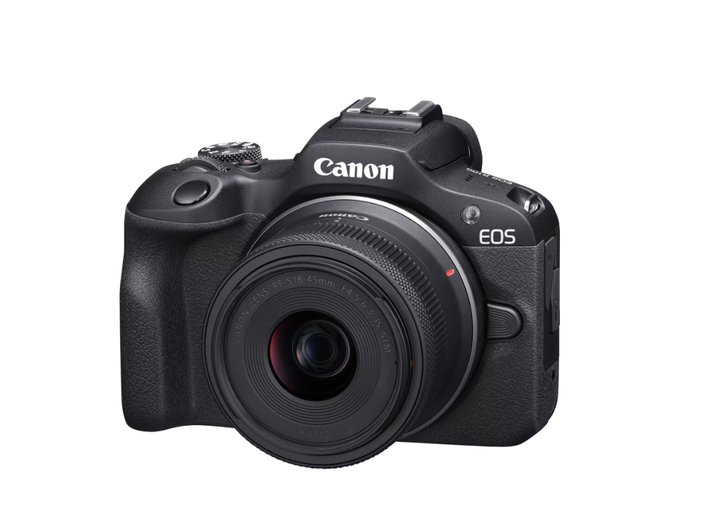 Canon | EOS R100 Mirrorless Camera + RF-S 18-45mm IS STM Lens + RF-S 55-210mm IS STM Lens | Megapixel 24.1 MP | Image stabilizer | ISO sensitivity (max) 256000 | Wi-Fi | Video recording | Manual | CMOS | Black - Image 4