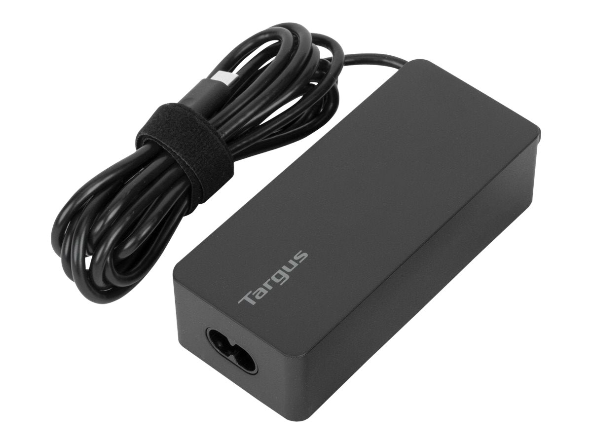 Targus | 65 W USB-C PD Charger - For Laptops or Power Pass-Thru Docks - Image 2