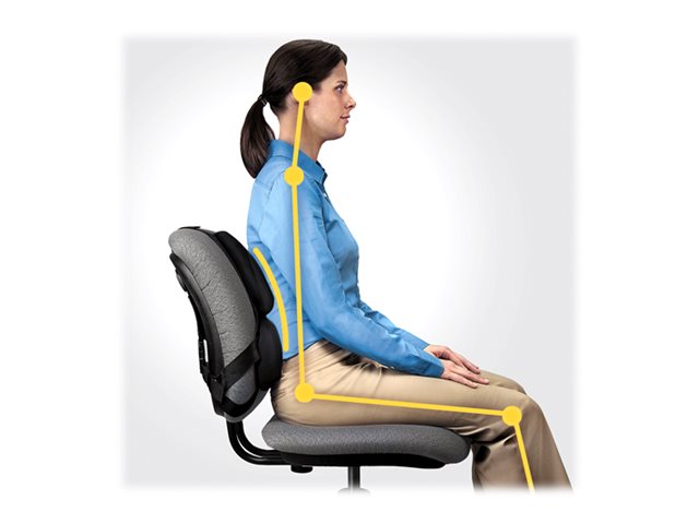 Fellowes | Professional back support - Professional Series | Depth 55 mm | Height 365 mm | High-density foam | Width 375 mm - Image 3