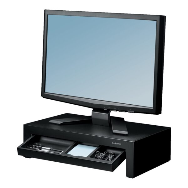 Fellowes | Designer Suites Monitor Riser | Height adjustment | Black