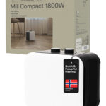 Mill | Compact PTC Fan Heater | CUS1800MECW | PTC Fan | 1800 W | Number of power levels 3 | Suitable for rooms up to 10-30 m² | White
