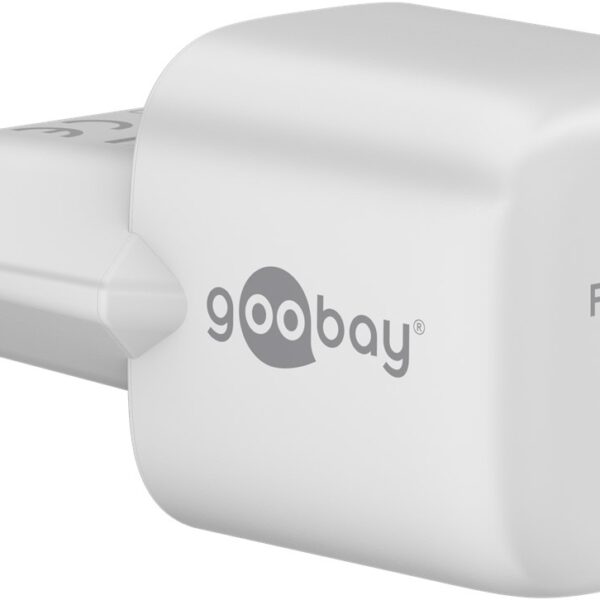 Goobay | USB-C PD GaN Fast Charger Nano (20 W), White