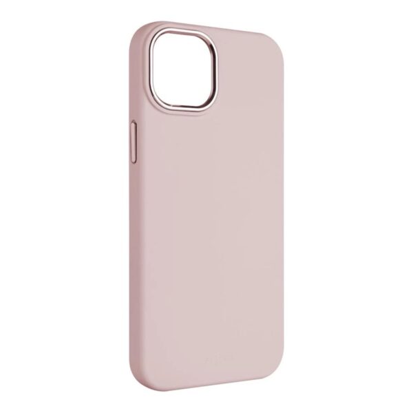 Fixed | MagFlow | Back cover | Apple | iPhone 15 Pro | Liquid silicon | Pink