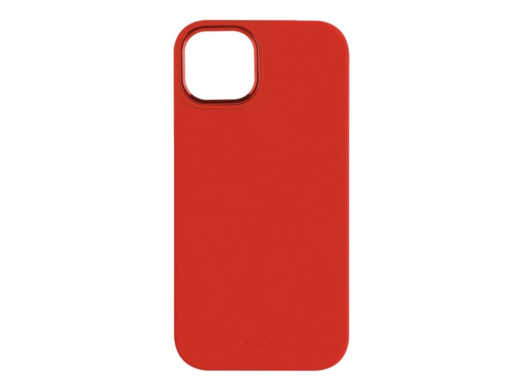 Fixed | MagFlow | Back cover | Apple | iPhone 15 Plus | Liquid silicon | Red - Image 2