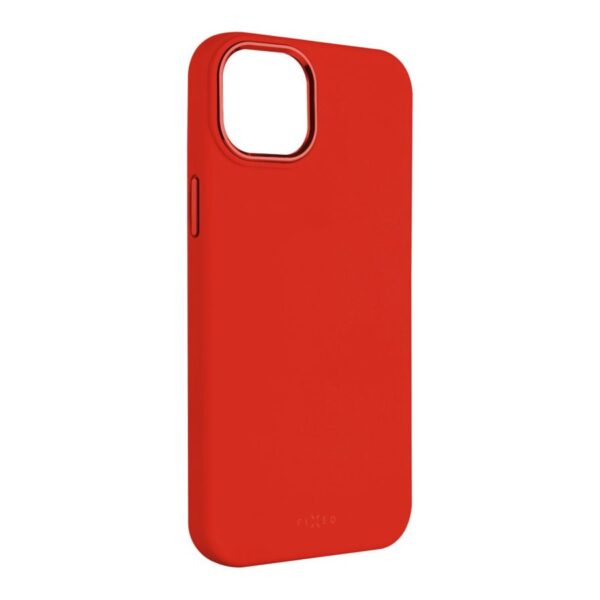 Fixed | MagFlow | Back cover | Apple | iPhone 15 | Liquid silicon | Red