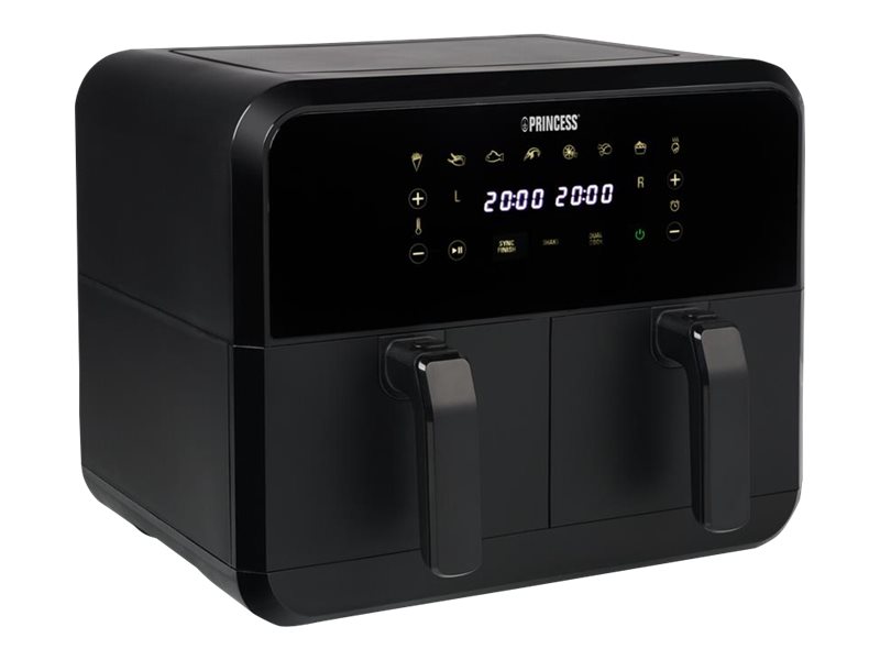 Princess Double Basket Airfryer | 182068 | Power 2400 W | Capacity 8 L | Black - Image 2