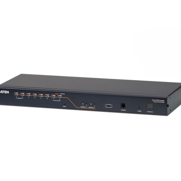 Aten KH2508A 2-Console 8-Port Cat 5 KVM Switch with Daisy-Chain Port