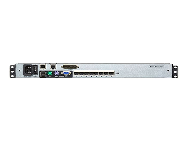 Aten 1-Local/Remote Share Access 8-Port Cat 5 Dual Rail 17" LCD KVM over IP Switch with Daisy-Chain Port | KL1508AIMA-AG - Image 2