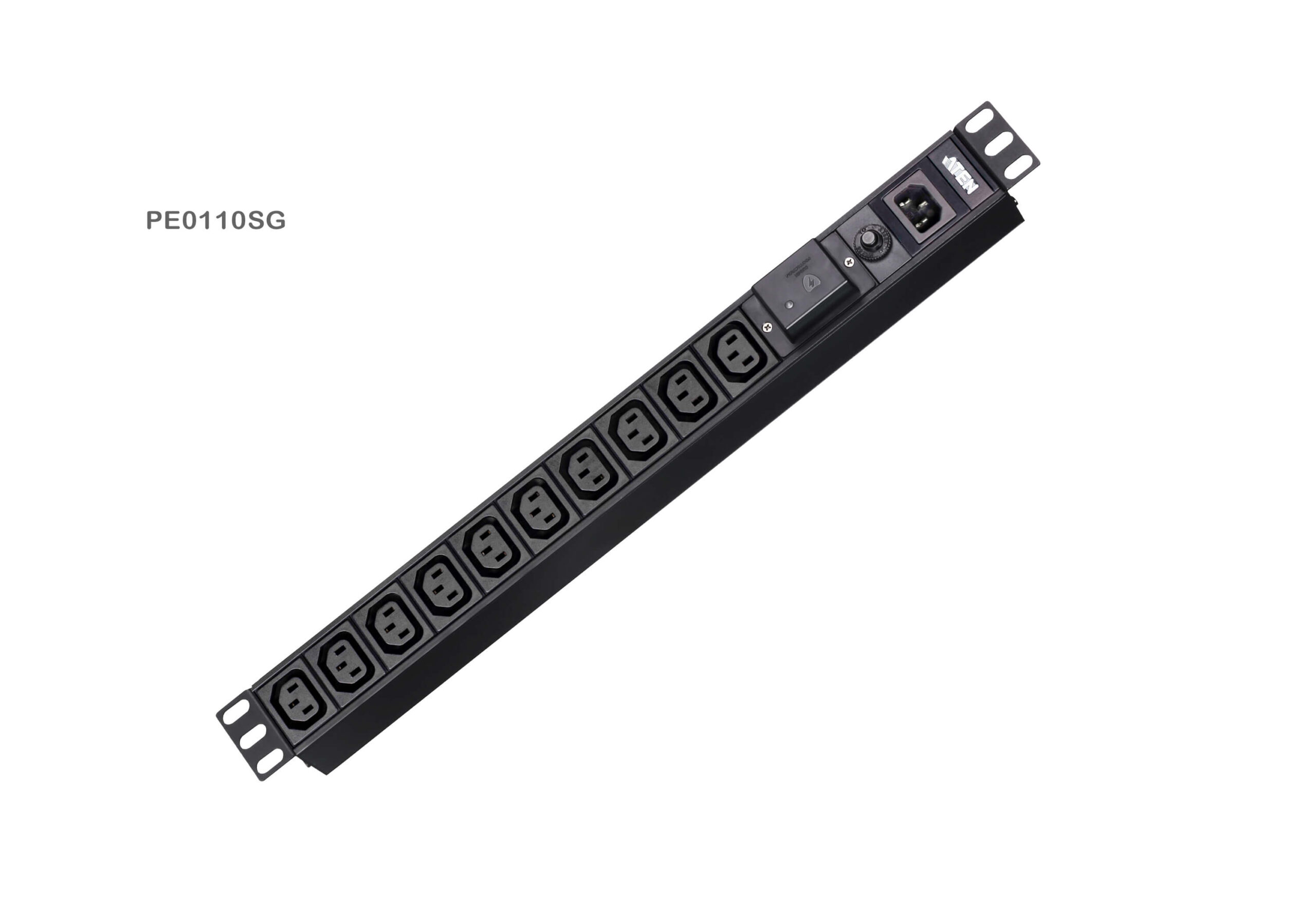 Aten | Basic 1U PDU with surge protection 10A | PE0110SG - Image 2