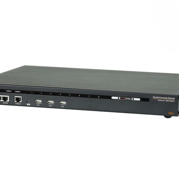 Aten 8-Port Serial Console Server with Dual Power/LAN | SN0108CO