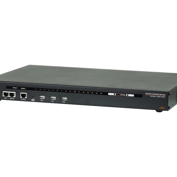 Aten 16-Port Serial Console Server with Dual Power/LAN | SN0116COA-G