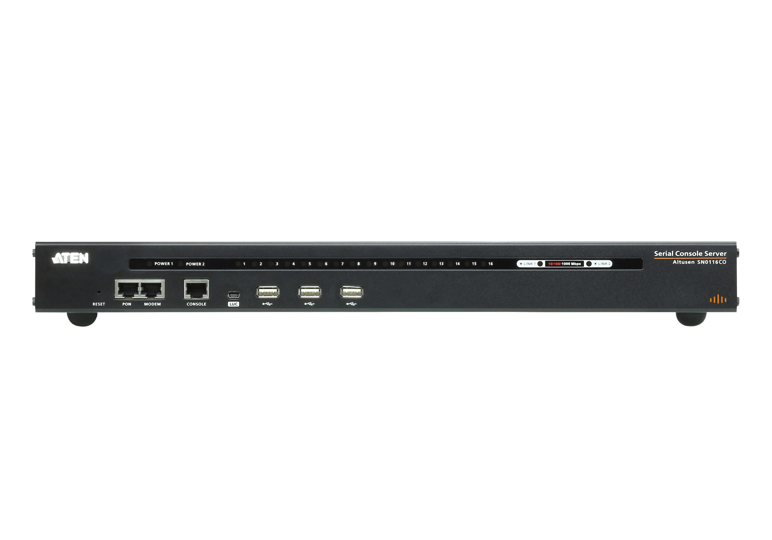 Aten 16-Port Serial Console Server W/Dual POW | SN0116COD - Image 2