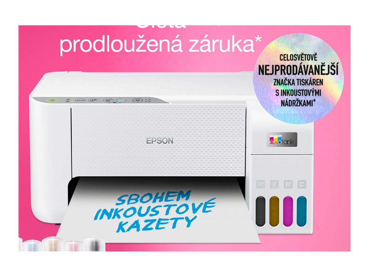 Epson | Multifunctional Printer | EcoTank L3276 | Inkjet | Colour | 3-in-1 | A4 | Wi-Fi | White - Image 3