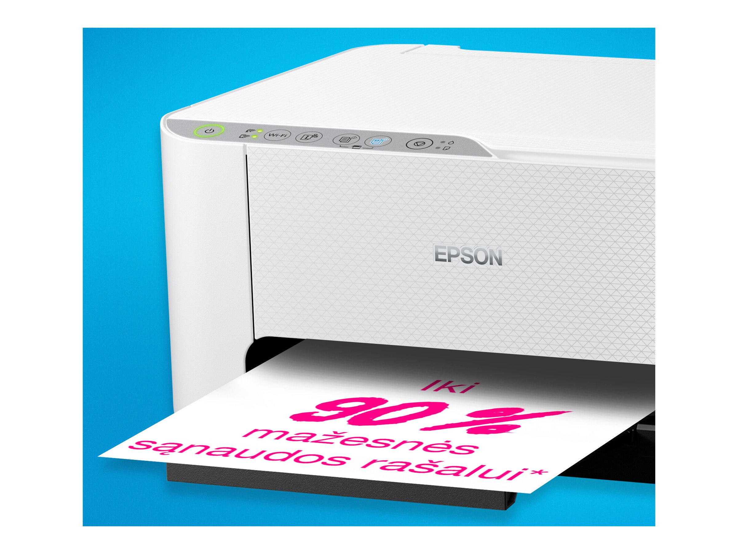 Epson | Multifunctional Printer | EcoTank L3276 | Inkjet | Colour | 3-in-1 | A4 | Wi-Fi | White - Image 4