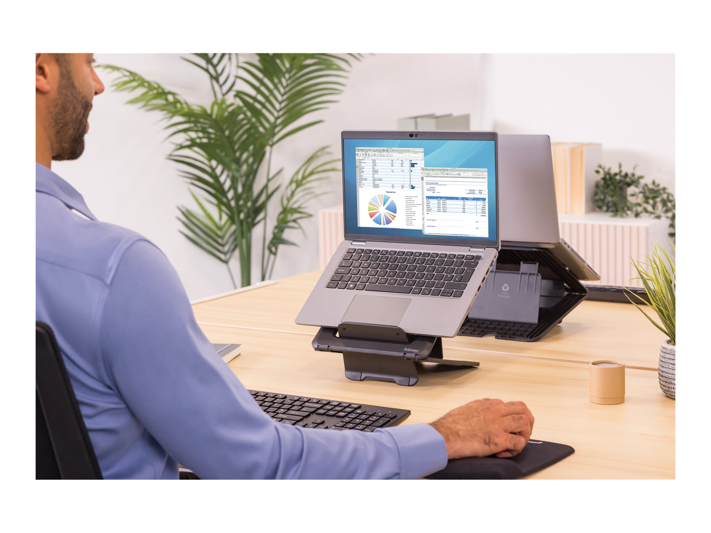 Fellowes | Laptop Stand Breyta | Black - Image 8