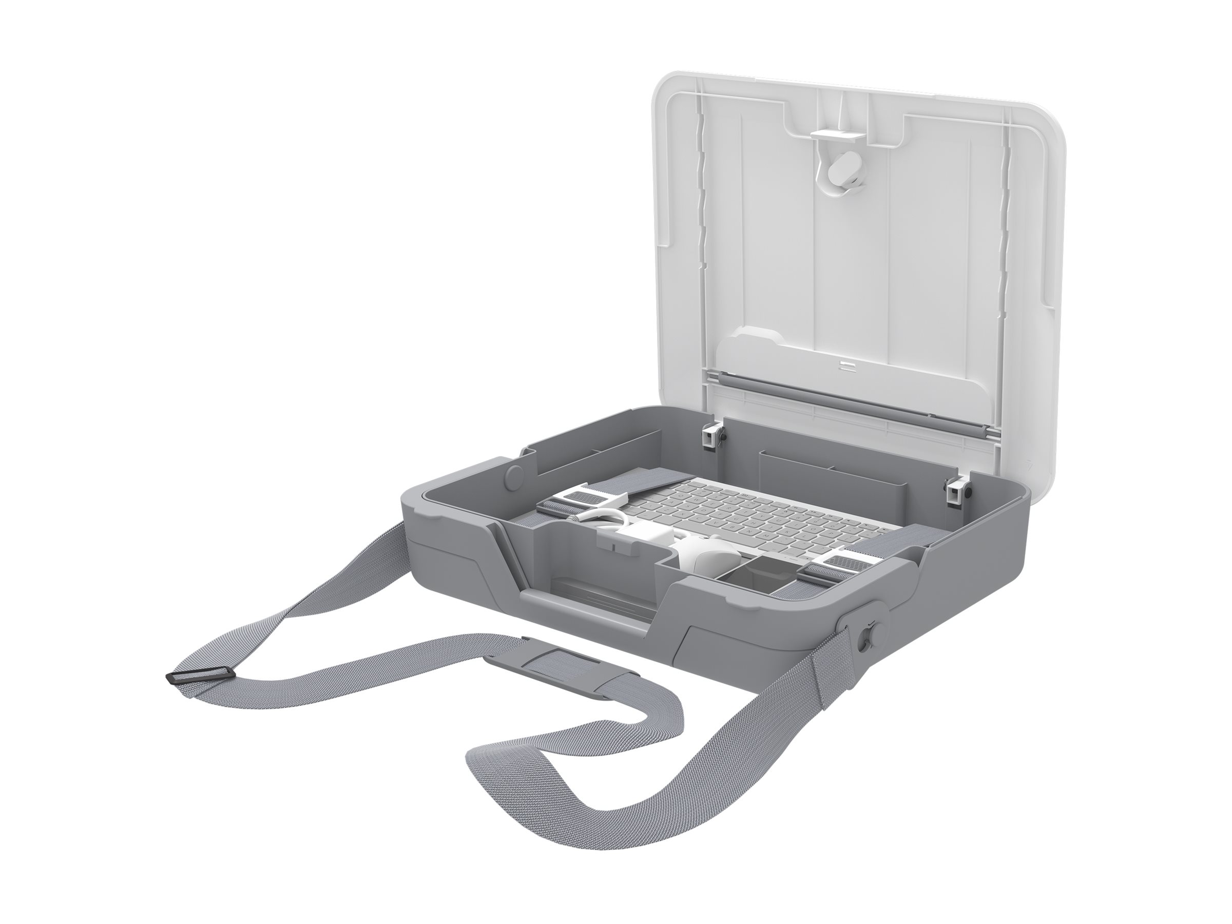 Fellowes | Breyta 2in1 Laptop Carry Case/Laptop Riser | White | 384 x 308 x 89 mm - Image 5