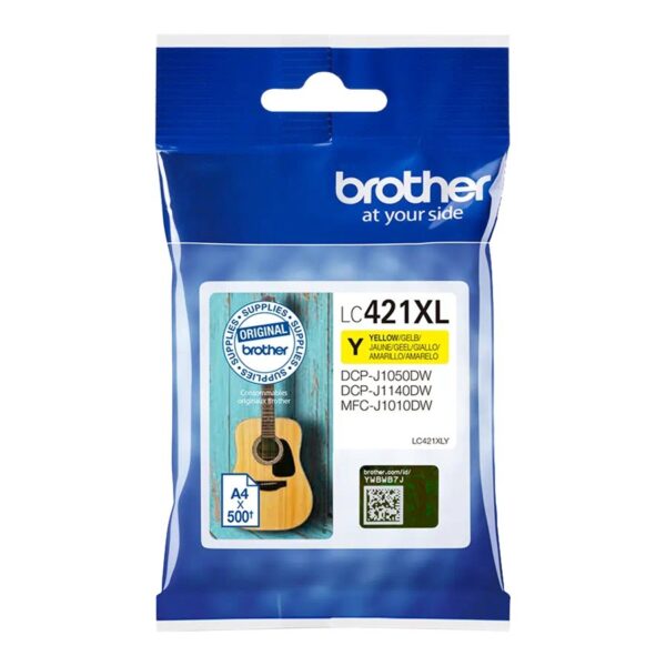Brother LC421XLY | Ink Cartridge | Yellow