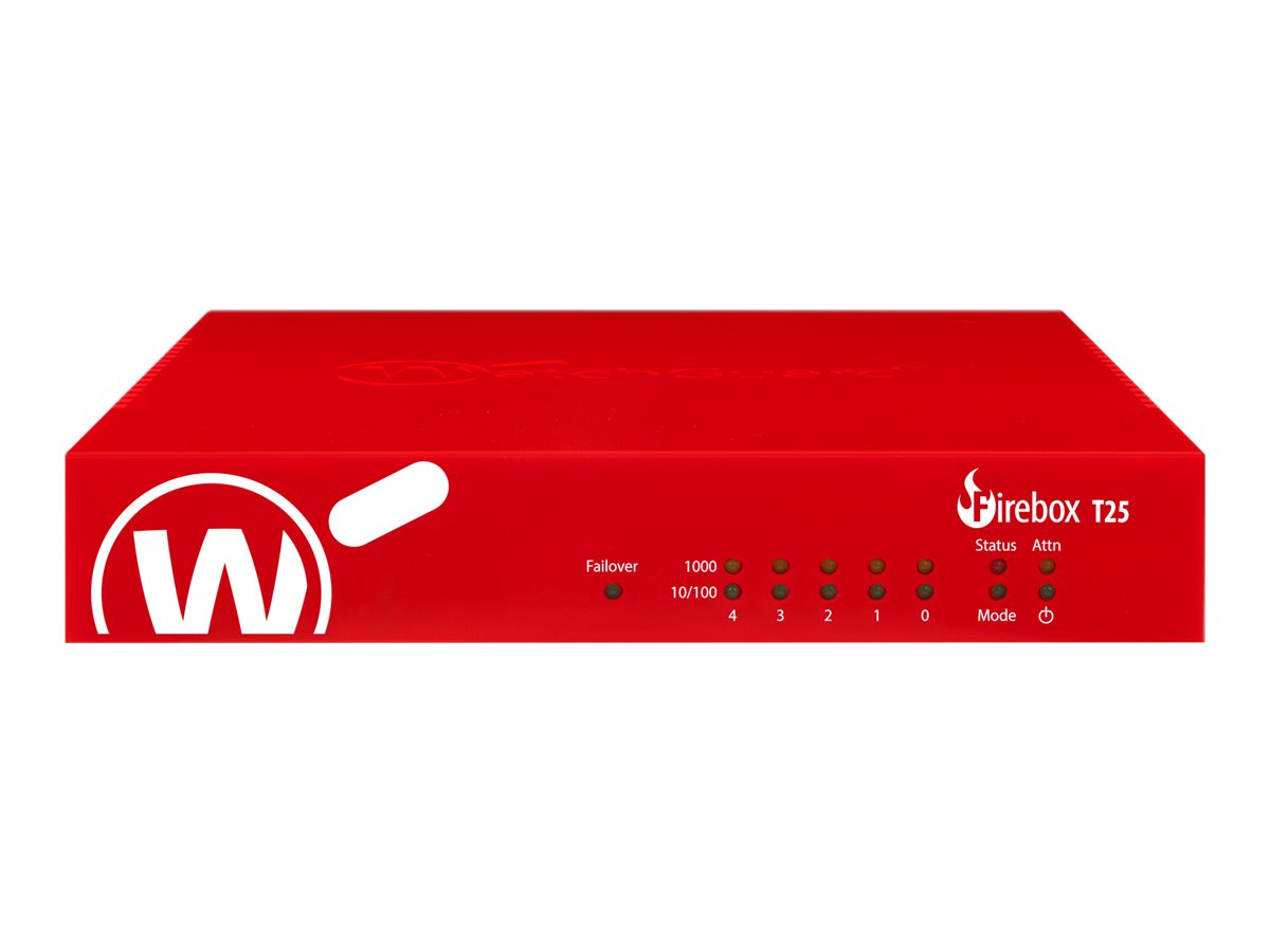 WatchGuard Firebox T25 with 1-yr Total Security Suite | WGT25641