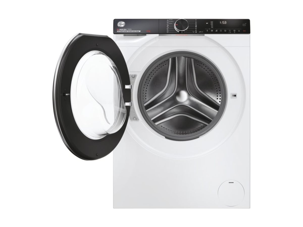Hoover | Washing Machine | H7W449AMBC-S | Energy efficiency class A | Front loading | Washing capacity 9 kg | 1400 RPM | Depth 51 cm | Width 60 cm | LED | Steam function | Wi-Fi | White - Image 12