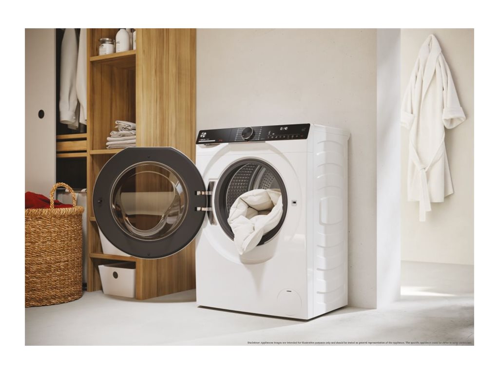 Hoover | Washing Machine | H7W449AMBC-S | Energy efficiency class A | Front loading | Washing capacity 9 kg | 1400 RPM | Depth 51 cm | Width 60 cm | LED | Steam function | Wi-Fi | White - Image 22