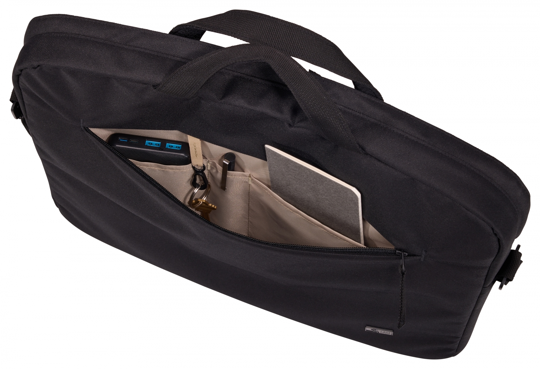 Case Logic | INVIA116 | Invigo Eco Attaché | Attaché | Black | Shoulder strap - Image 5
