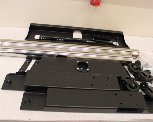 SALE OUT. | EDBAK | Floor stand | TR5E | Trolleys & Stands | 42-65 " | Maximum weight (capacity) 50 kg | USED, SCRATCHED, MISSING HEXAGON WRENCHES | Black