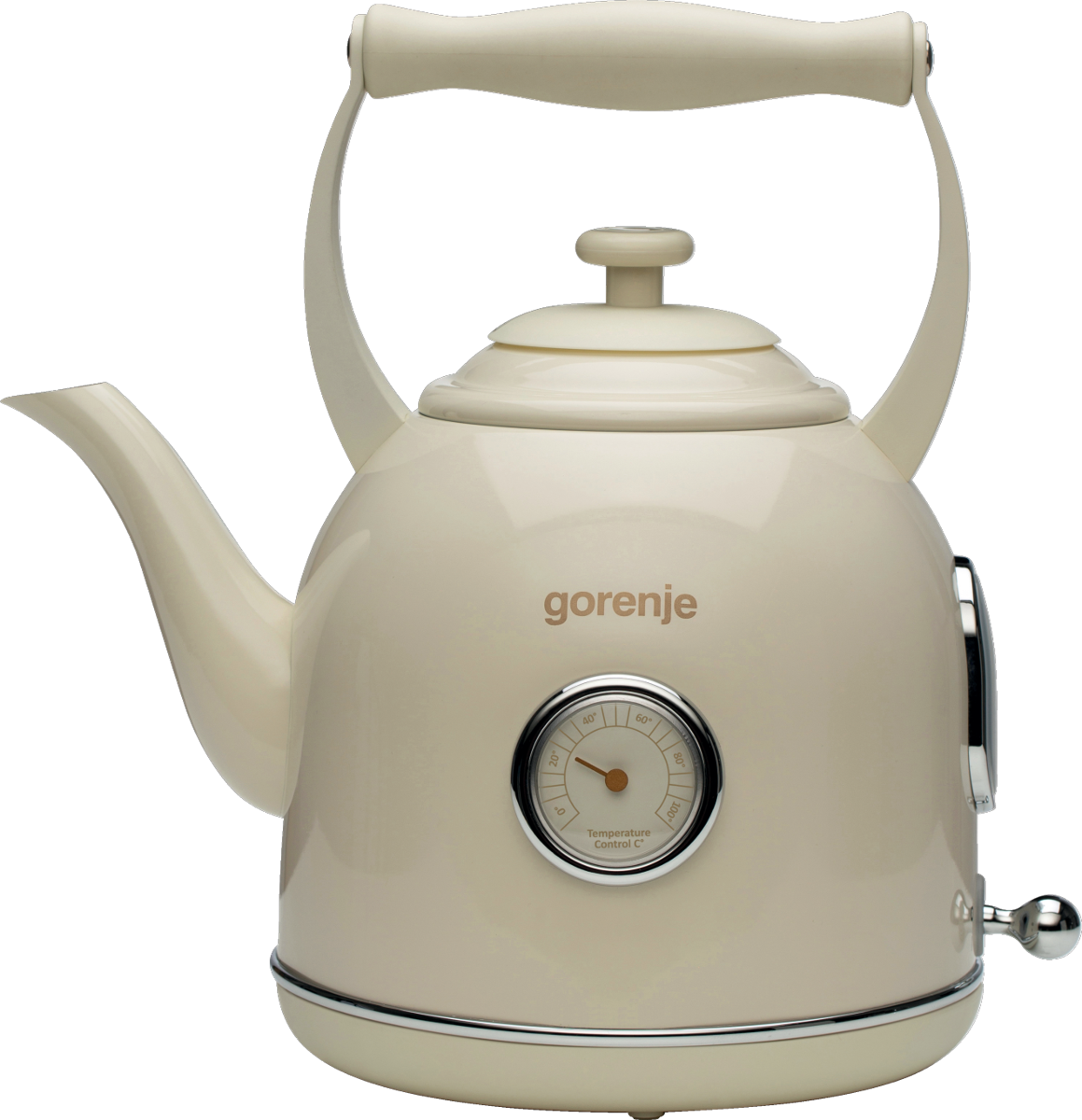 Gorenje | Kettle | K17CLIN | Electric | 2000 W | 1.7 L | Plastic/Metal | 360° rotational base | Ivory