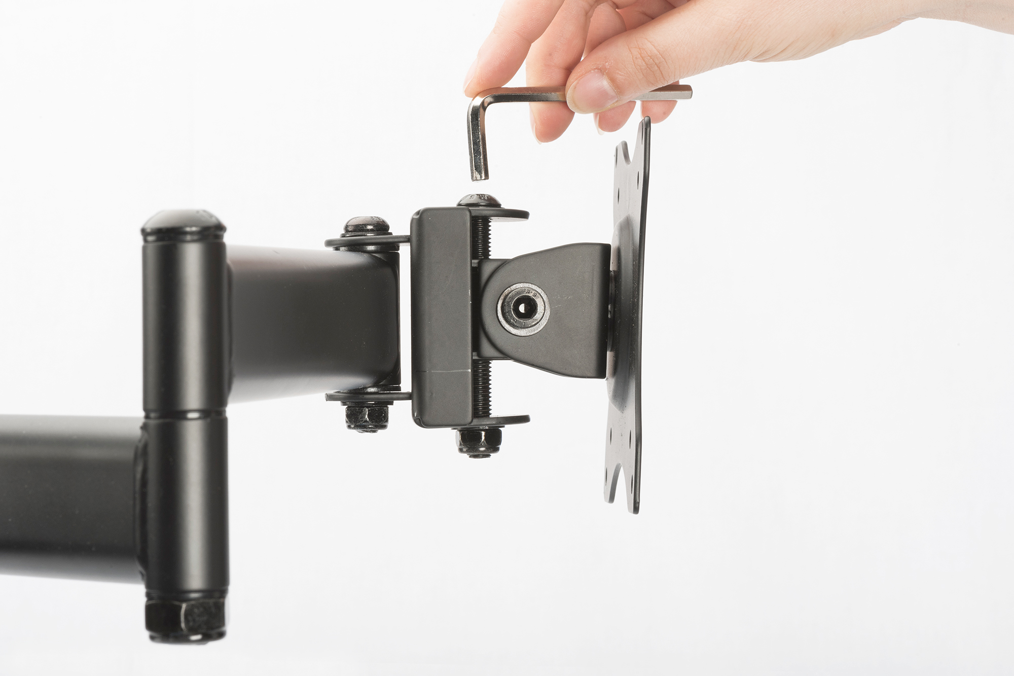 Digitus | Desk Mount | DA-90349 | Adjustable Height, Rotate, Tilt | Black - Image 2