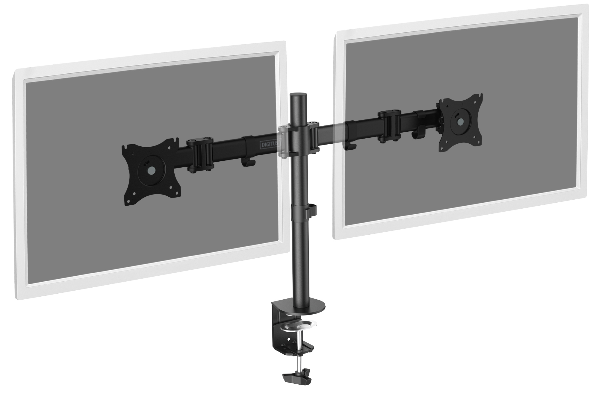 Digitus | Desk Mount | DA-90349 | Adjustable Height, Rotate, Tilt | Black - Image 3