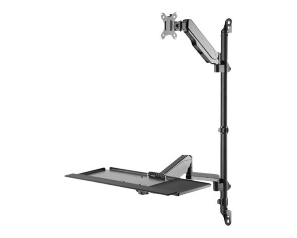 Digitus | Wall mount | Tilt, height adjustment, rotate | 17-32 " | Black