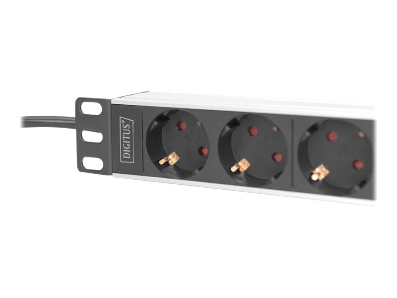 10” Socket Strip with Aluminum Profile, 4-way safety sockets | DN-95418 - Image 6