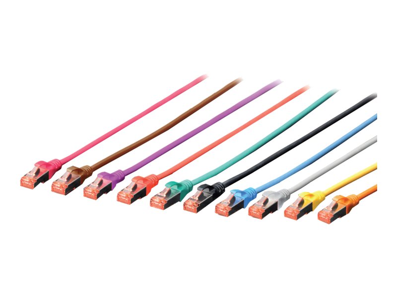 CAT 6 S/FTP | Patch cord | Length 10 m | Grey - Image 2