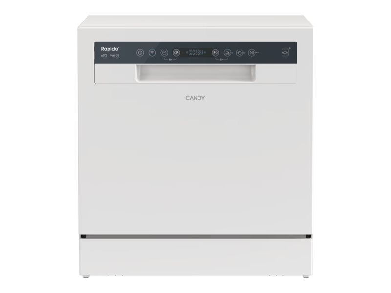 Dishwasher | CP 8F9FFW | Free-standing | Width 55 cm | Number of place settings 8 | Number of programs 8 | Energy efficiency class F | Display | White - Image 2