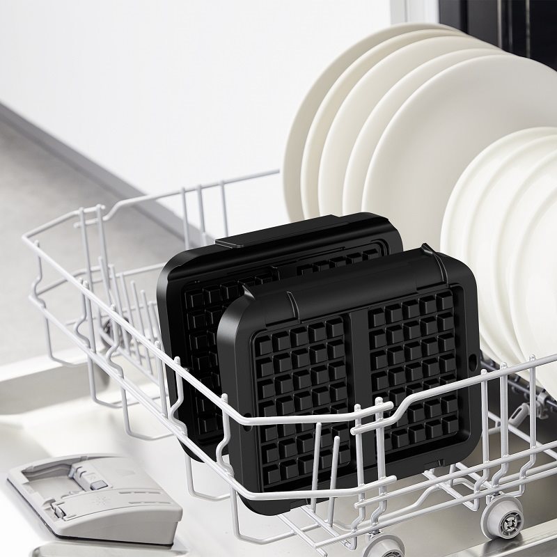 TEFAL OptiGrill Snack and baking accessory | XA730810 | Number of pastry 1 | Waffle | Black - Image 3