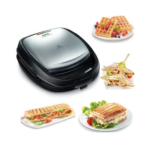TEFAL Sandwich Maker | SW342D38 | 700 W | Number of plates 3 | Black/Stainless Steel - Image 5