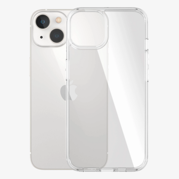 PanzerGlass | HardCase | Apple | iPhone 14/13 | Clear | Wireless charging compatible; 100% recycled frame material