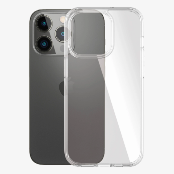PanzerGlass | HardCase | Apple | iPhone 14 Pro | Clear | Wireless charging compatible; 100% recycled frame material