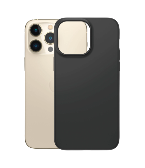 PanzerGlass | Biodegradable Case | Back protection | Apple | iPhone 14 Pro Max | Bio-based plastic | Black | Wireless charging compatible; Military Grade Standard; 100% compostable