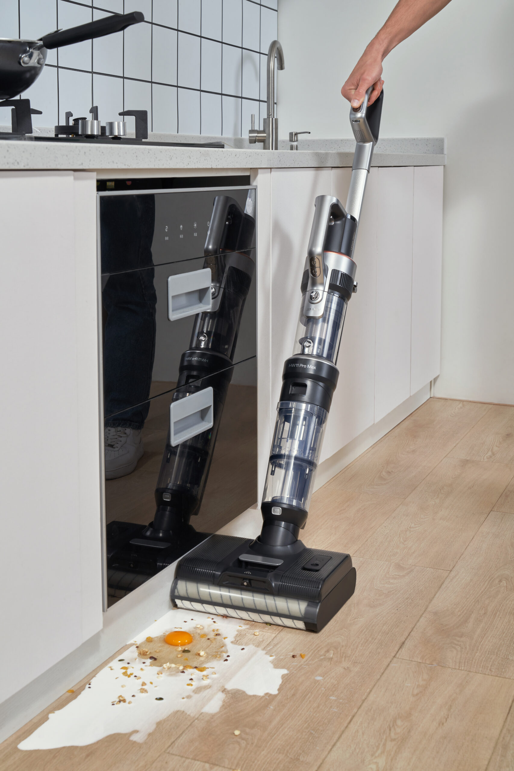 Jimmy | Vacuum cleaner and washer | HW11 Pro Max | Cordless operating | Washing function | 500 W | 21.6 V | Operating time (max) 80 min | Black | Warranty 24 month(s) - Image 7