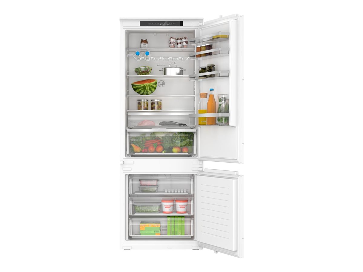 Bosch Refrigerator | KBN96VSE0 | Energy efficiency class E | Built-in | Combi | Height 193.5 cm | No Frost system | Fridge net capacity 285 L | Freezer net capacity 98 L | 34 dB | White - Image 2