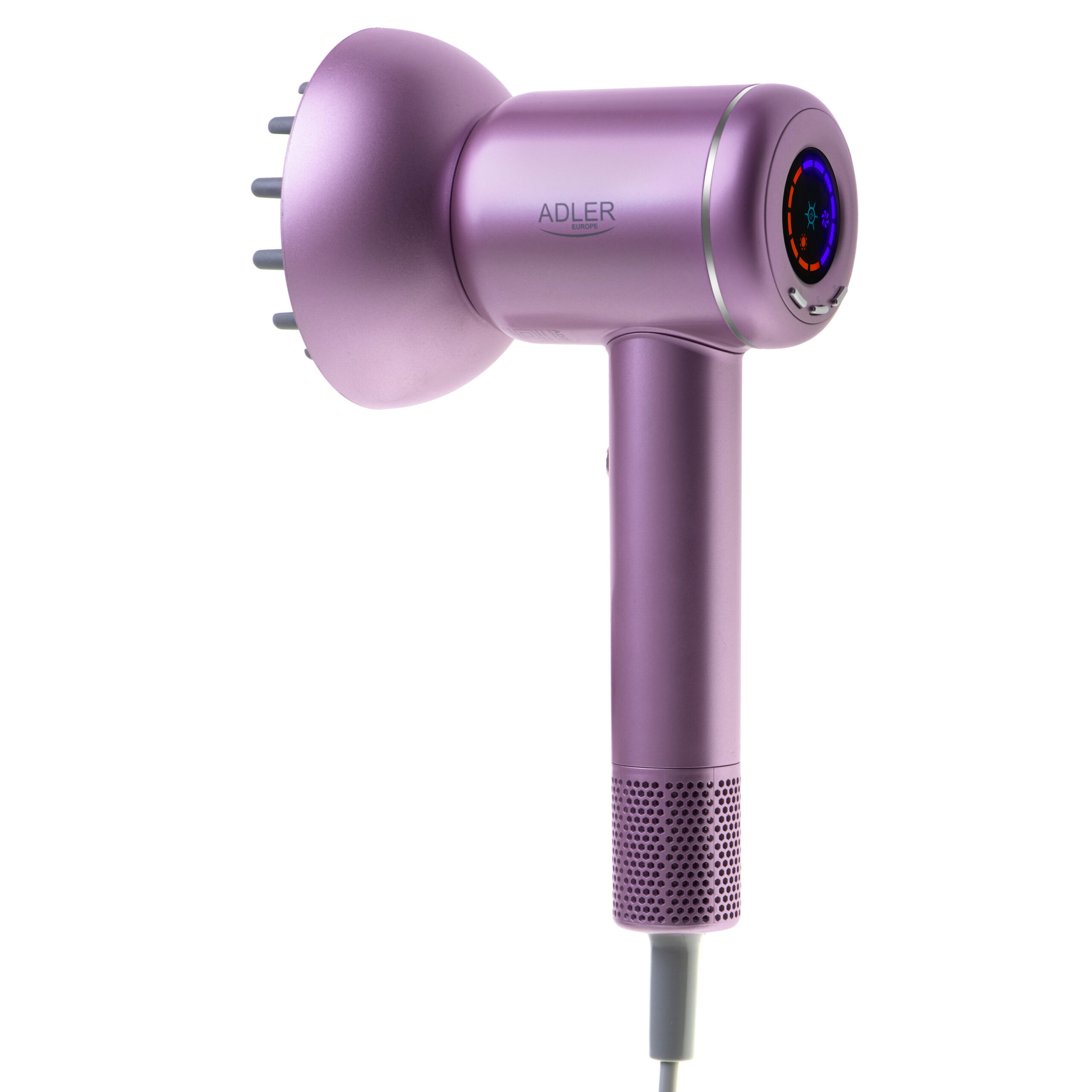 Adler Hair Dryer | AD 2270p SUPERSPEED | 1600 W | Number of temperature settings 3 | Ionic function | Diffuser nozzle | Pink - Image 11