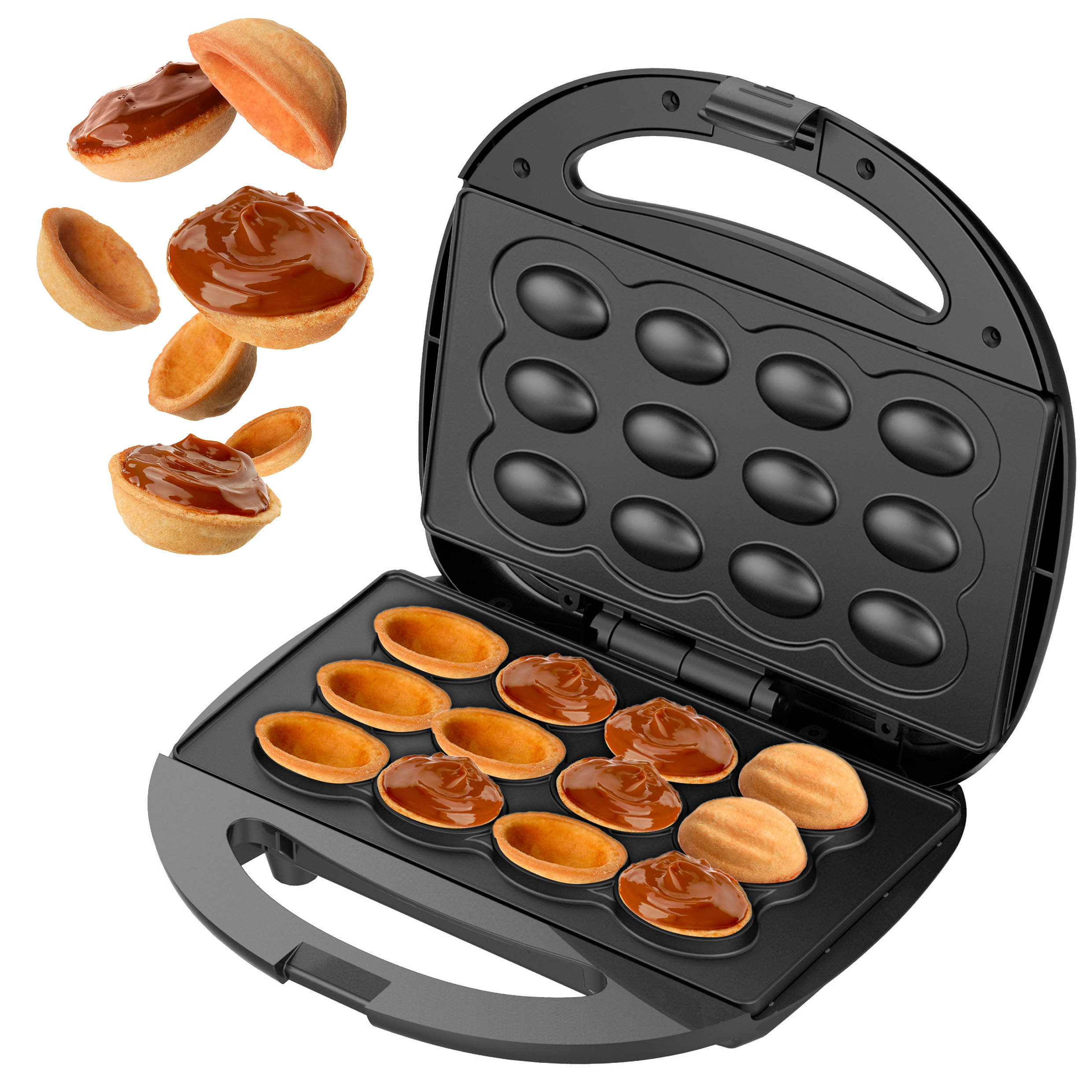 Adler Nut Cookie Maker | AD 3071 | 750 W | Number of pastry 12 | Nuts | Black - Image 3