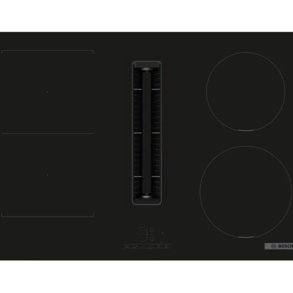 Bosch | PVS811B16E | Induction hob with integrated ventilation system | 80 cm | Number of burners/cooking zones 4 | B | Black | Touch
